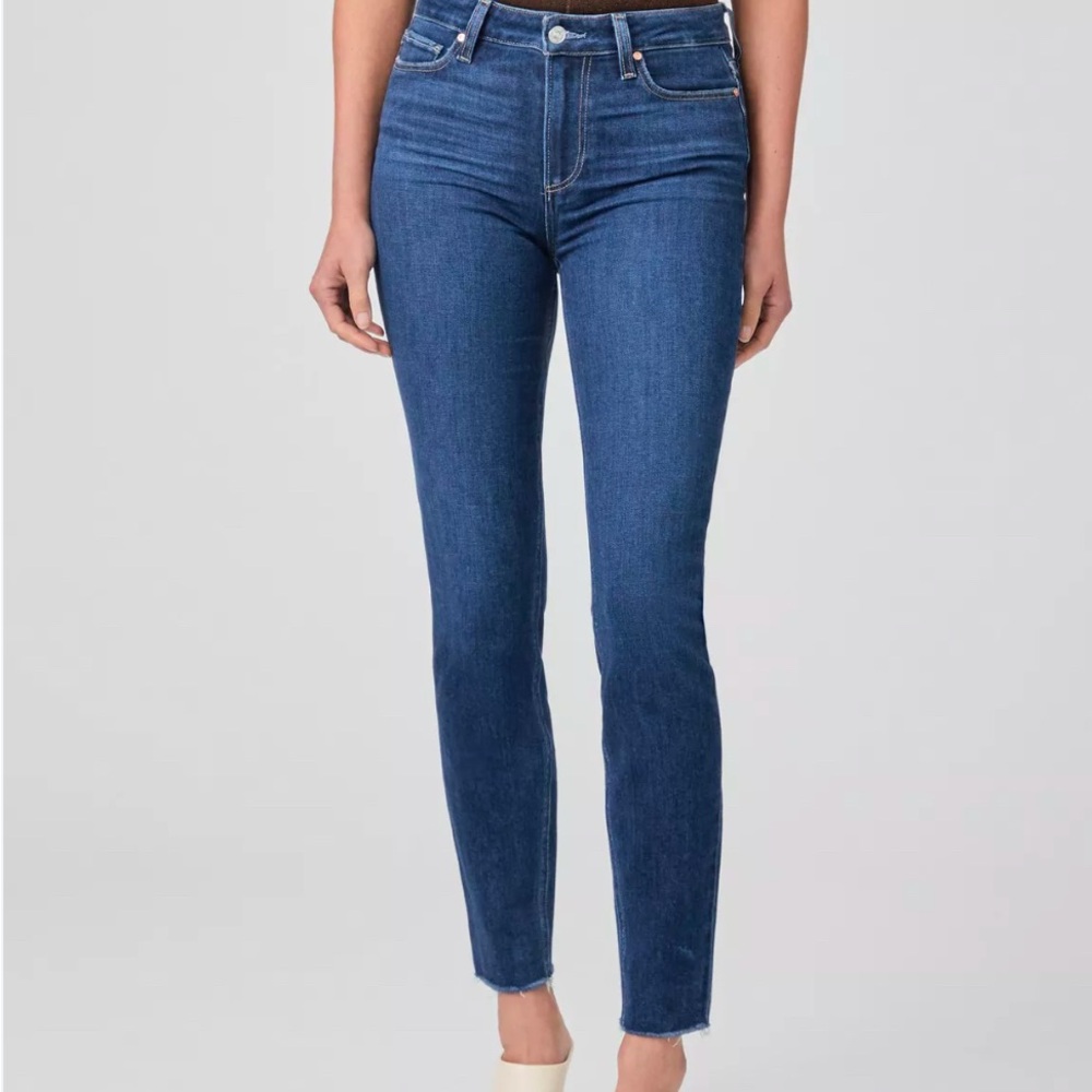 Paige Hoxton high rise skinny ankle jeans